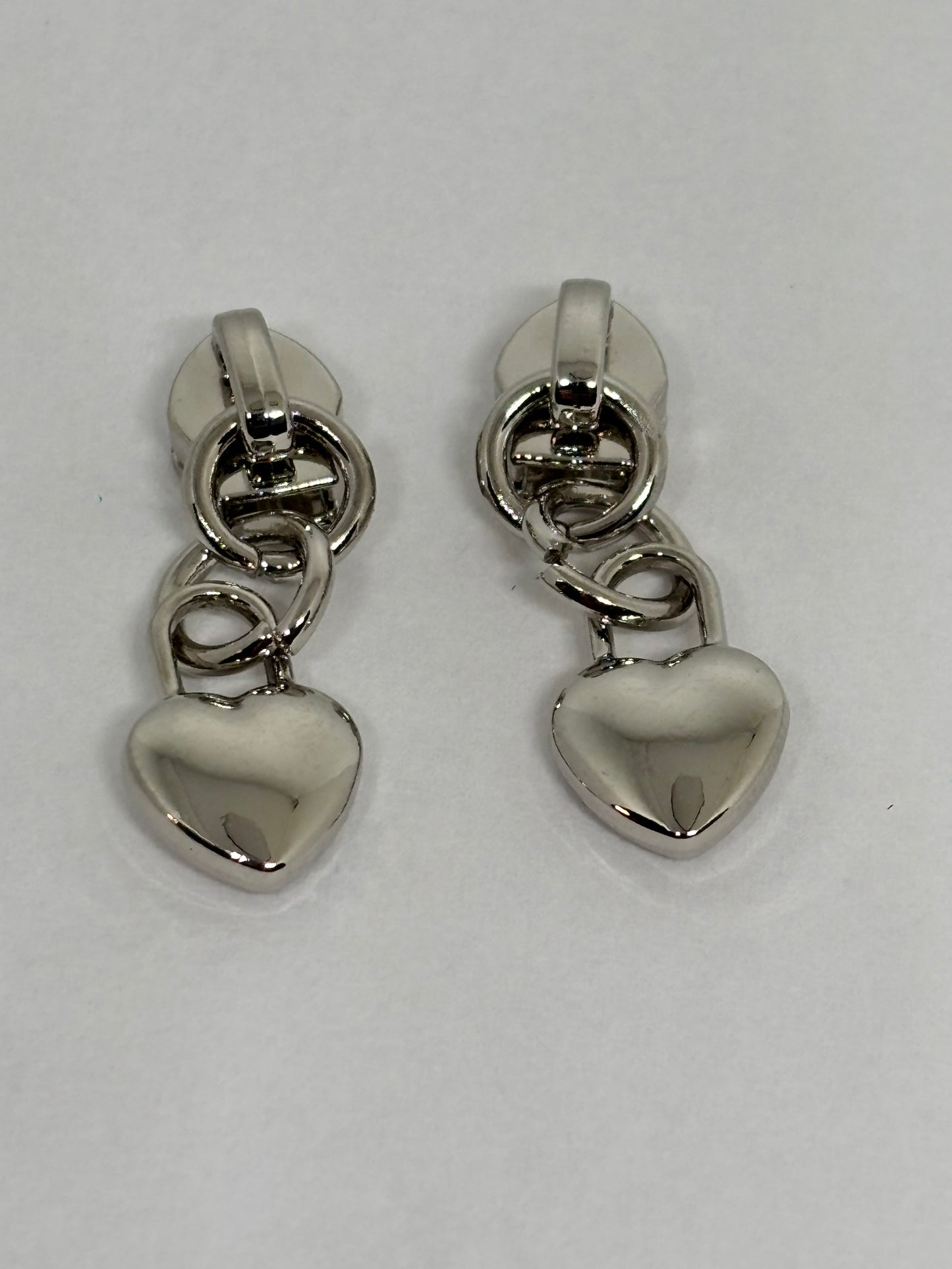 Silver heart and chain