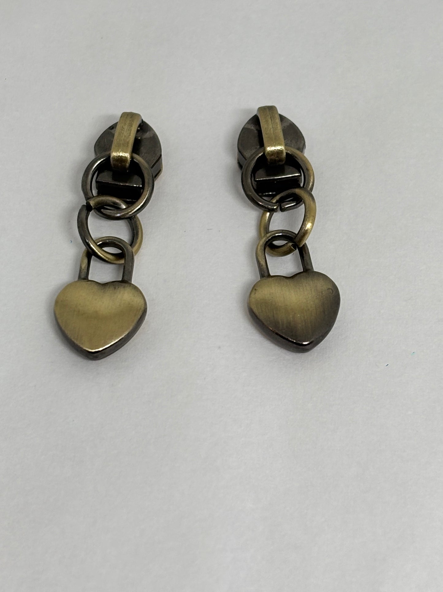 Bronze heart and chain